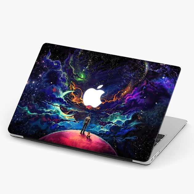 Чохол пластиковий для Apple MacBook Pro 16 A2141 Мужчина и пес во ...