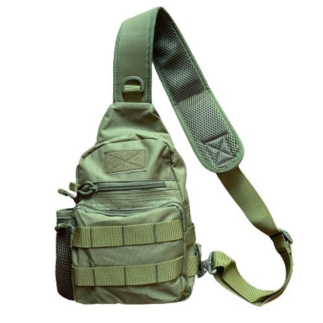 Рюкзак тактический через плечо олива - изображение 1