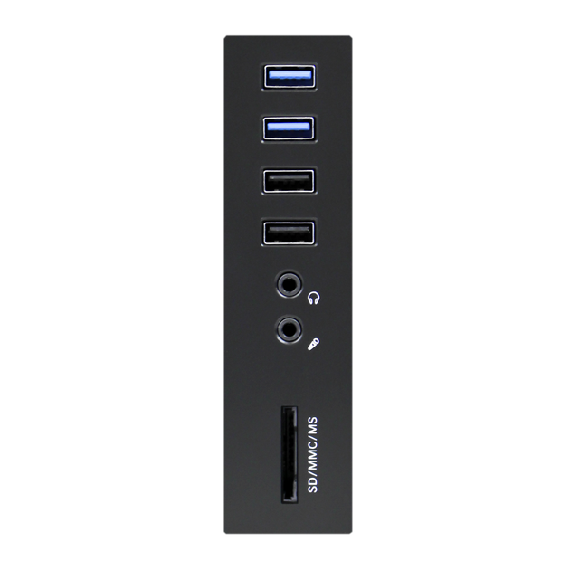 Корпус LP S602 BS 400W Slim 2хUSB 2.0 - изображение 7