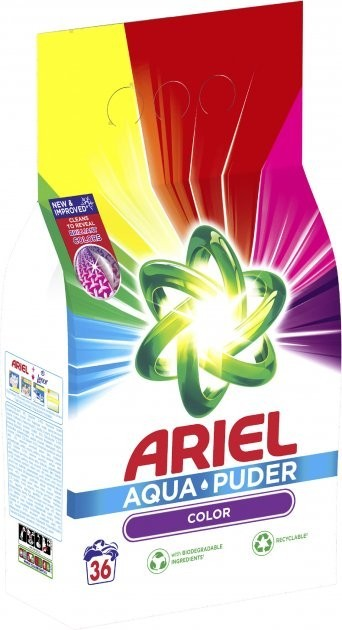 Пральний порошок Ariel Аква-Пудра Color 2.34 кг – фото, отзывы ...