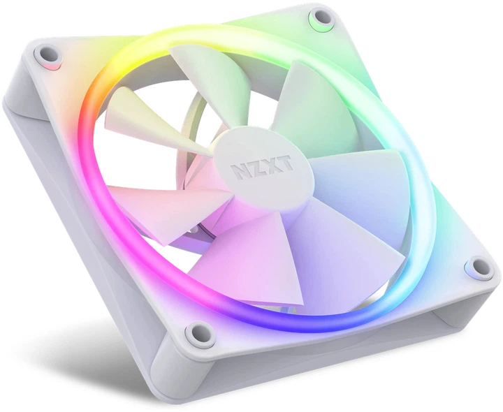Набір вентиляторів NZXT RGB Fans - Triple F120RGB - 120 мм White (RF-R12TF-W1) - зображення 2