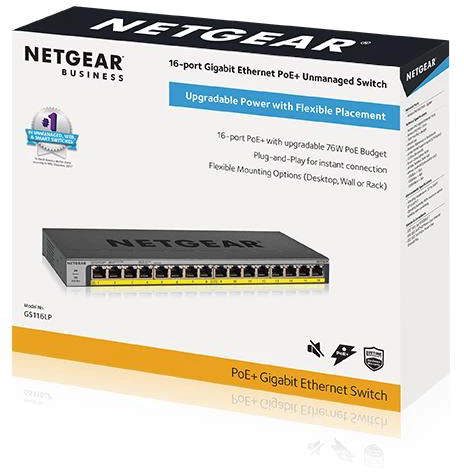 Комутатор Netgear GS116LP (GS116LP-100EUS) - зображення 5