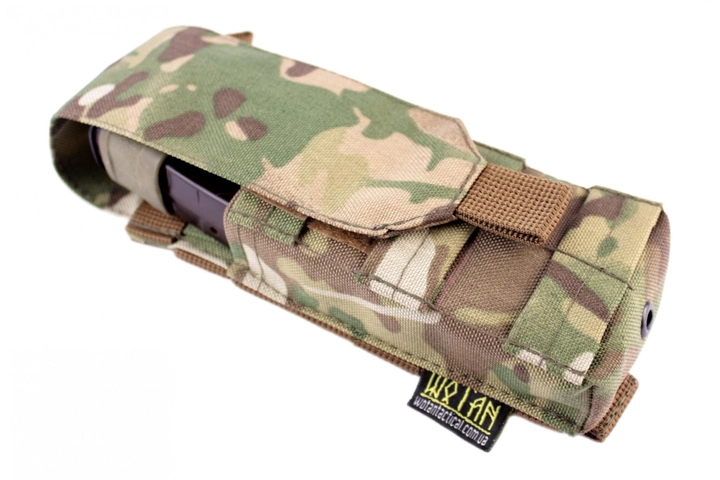 подсумок Wotan Tactical универсальный под магазин АК/AR Единичка камуфляжный (Multicam) - изображение 1