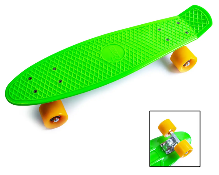 Скейт Пенни борд Penny Light Green для детей и подростков светящиеся колеса 55х15 - Фото 2 Скейт Пенни борд Penny Light Green для детей и подростков светящиеся колеса 55х15 - изображение 2