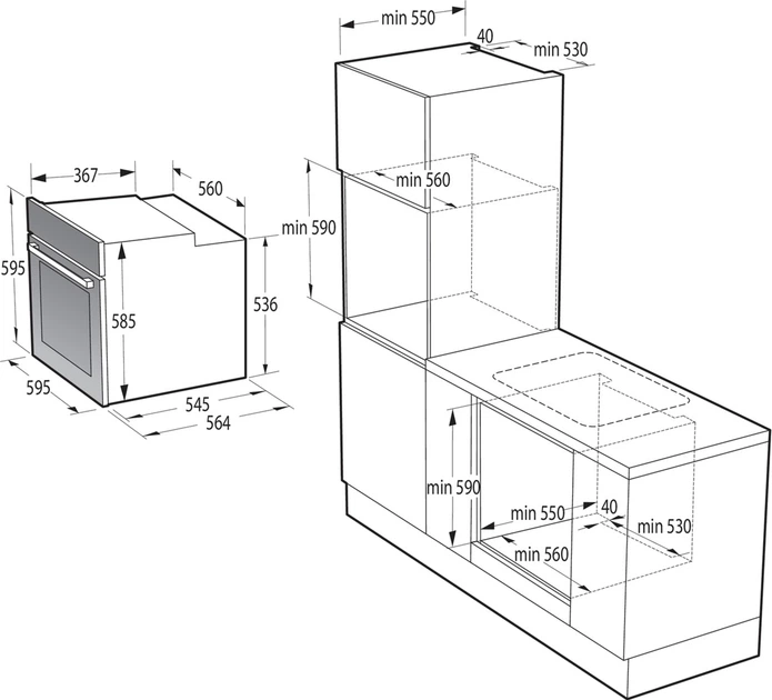 Piekarnik elektryczny Gorenje BO6737E02BG - obraz 9