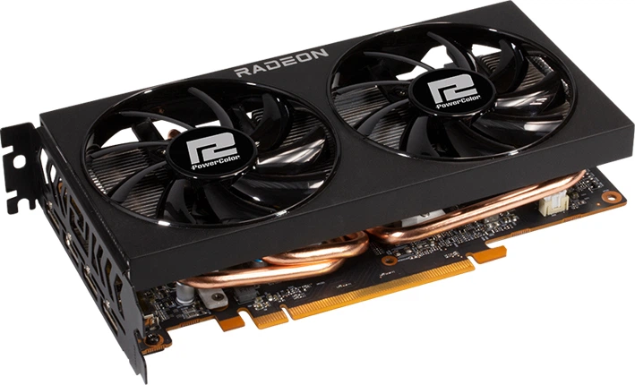 Відеокарта Powercolor PCI-Ex Radeon RX 6600 Fighter 8GB GDDR6 (128bit) (2044/17500) (HDMI, 3 х DisplayPort) (AXRX 6600 8GBD6-3DH) - зображення 3