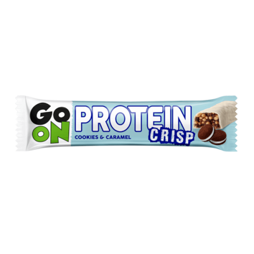 Блок Батончиков Go On Nutrition Crisp Bar with Печенье и карамель (Cookie&Caramel ) - 24 шт по 50 грамм(98776977) - изображение 2