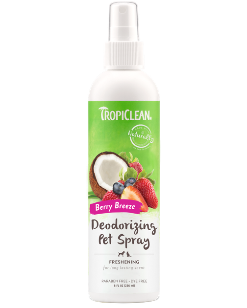 Cпрей-духи Tropiclean Свіжа ягода Deodorizing Pet Spray 236 мл 861312 - Фото 1 Cпрей-духи Tropiclean Свіжа ягода Deodorizing Pet Spray 236 мл 861312 - зображення 1