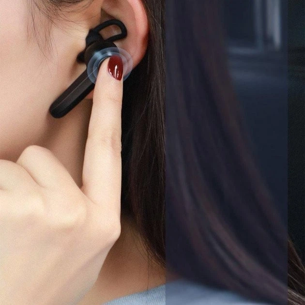 Беспроводная гарнитура Baseus Encok Wirelless Earphones A05 (USB док-станция, шумоподавление) - Белый - изображение 7