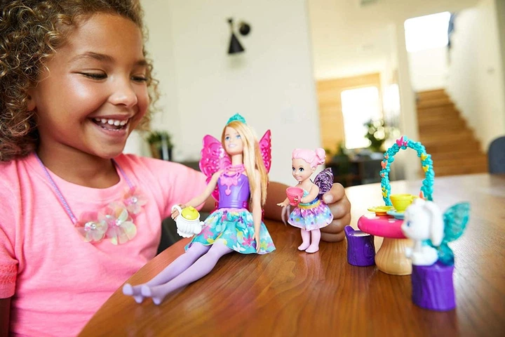 Ігровий набір Barbie Dreamtopia Tea Party Playset Чайна вечірка (GJK50) (B07XH4QBK9) - зображення 4