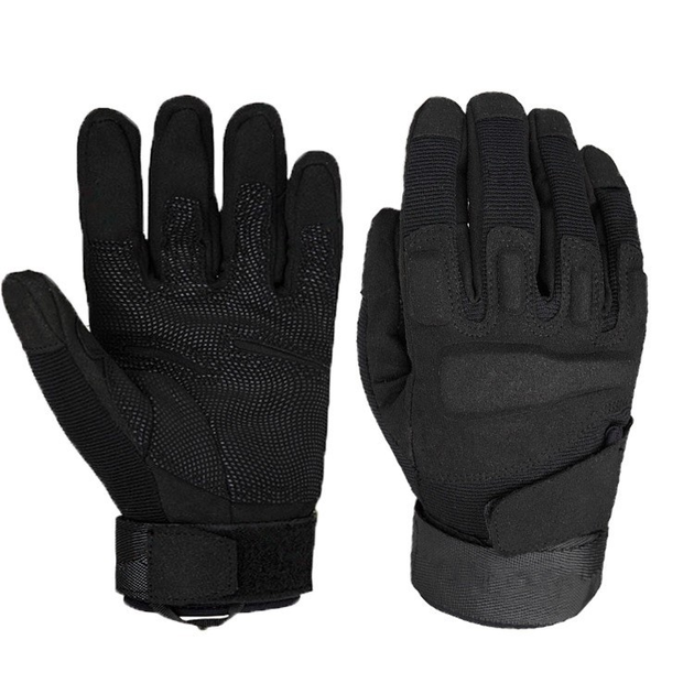 Тактические Перчатки Полнопалые BLACKHAWK Gloves, чорного цвета, размер М, TTM-05 K_2 №2 - изображение 2