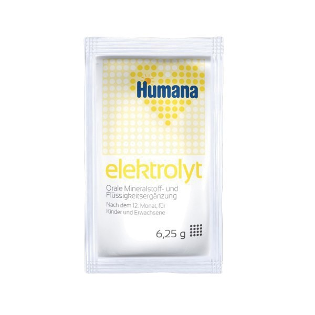 Регидратационная смесь Humana Elektrolyt mit Banane Банан, от 1 года, 6.25 г - изображение 1