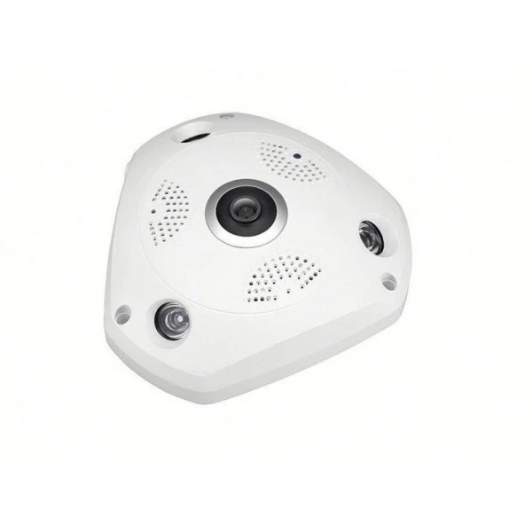 Мини ip камера для видеонаблюдения Рыбий глаз Wi-Fi Action Camera VR Cam Fish-Eye панорамная потолочная 360° White - Фото 4 Мини ip камера для видеонаблюдения Рыбий глаз Wi-Fi Action Camera VR Cam Fish-Eye панорамная потолочная 360° White - изображение 4