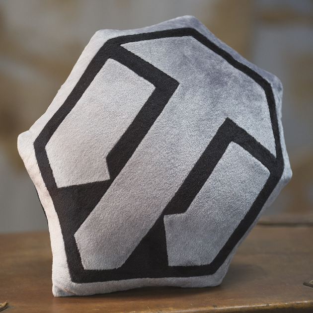Подушка декоративна WORLD OF TANKS 42 см сіра - зображення 2
