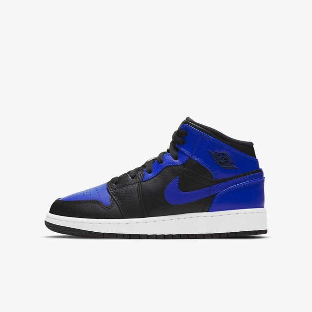 Кроссовки детские Jordan 1 Mid (Gs) 37.5 Синій 554725-077 - изображение 3