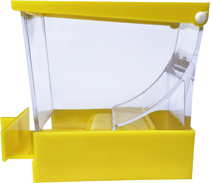 Диспенсер для ватных роллов Dochem выдвижной Желтый (2100000034031) - изображение 1