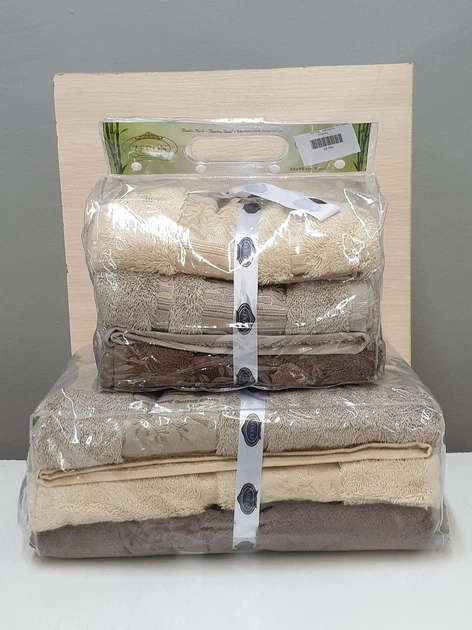 Набор бамбуковых полотенец Zeron 50х90 Agac Bamboo Код 8272 - изображение 2
