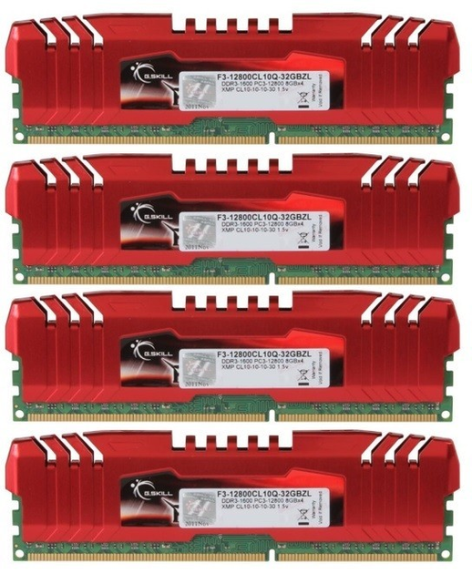 32GB DDR3-1600 CL10 RipjawsZ