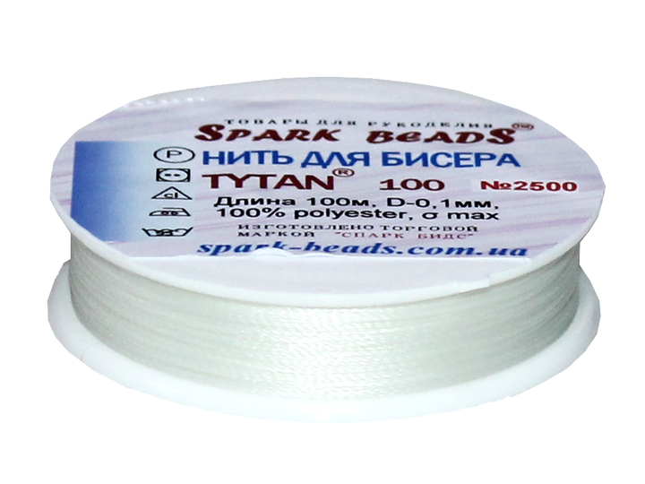 Нитки FROM FACTORY NSK для бисера TYTAN цветные набор 10шт №2500/0.1мм/100м Микс красно-розовый - изображение 4