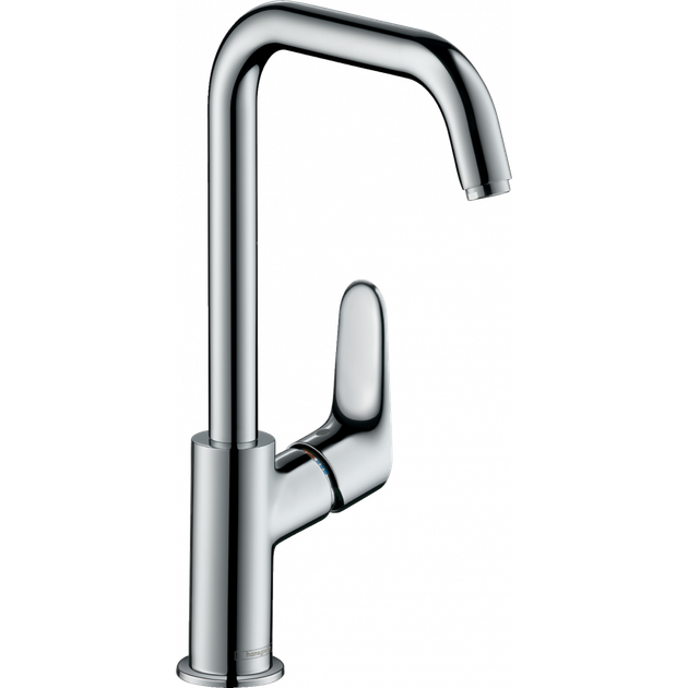 Cмеситель для умывальника однорычажный HANSGROHE Focus хром латунь с донным клапаном 31609000 - Фото 1 Cмеситель для умывальника однорычажный HANSGROHE Focus хром латунь с донным клапаном 31609000 - изображение 1