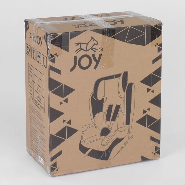 Дитяче універсальне автокрісло JOY 25790 + ISOFIX + Підсклянник (знімний), група 1/2/3, вага дитини від 9-36 кг - зображення 2