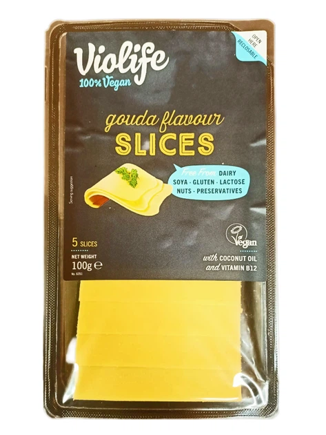 Сир гауда слайси Violife 100гр - Фото 1 Сир гауда слайси Violife 100гр - зображення 1