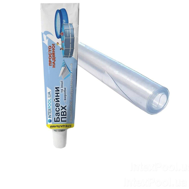 Ремонтный набор для бассейнов из ПВХ IntexPool 33632, клей 40 г, латка ...