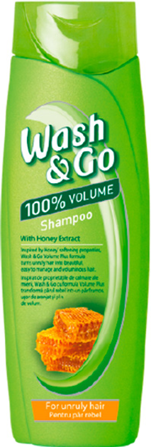 Шампунь Wash&Go з екстрактом меду для неслухняного волосся 400 мл ...