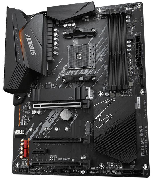 Материнская плата Gigabyte B550 Aorus Elite (sAM4, AMD B550, PCI-Ex16) - изображение 2