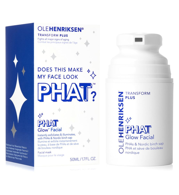 Обновляющая маска для сияния кожи с PHA-кислотами Ole Henriksen PHAT Glow Facial™ Mask 50 мл (810763033470) - изображение 3