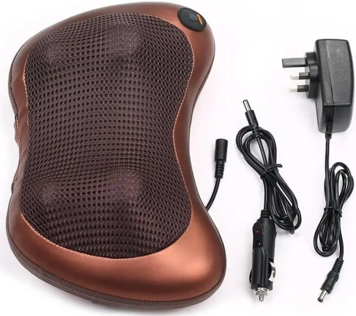 Массажная подушка MASSAGE PILLOW 8 массажных ролика - Фото 6 Массажная подушка MASSAGE PILLOW 8 массажных ролика - изображение 6