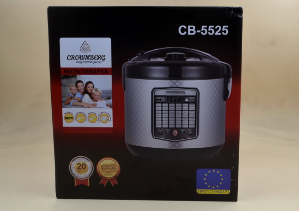 Мультиварка пароварка Crownberg СВ-5525 860W 45 программ - изображение 10