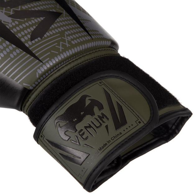 Перчатки для бокса и единоборств VENUM PU 2533 Dark Green-Black 8 унций ...