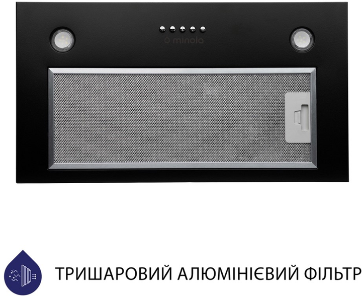 Вытяжка Minola HBI 5827 BL 1200 LED - изображение 2