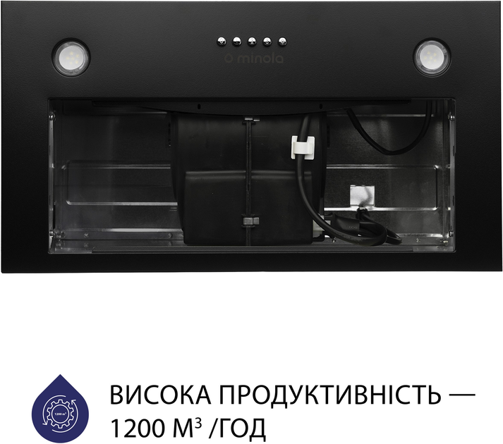 Вытяжка Minola HBI 5827 BL 1200 LED - изображение 3