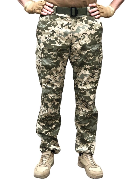 Штаны пиксель зсу Комбат Combat размер 52 рост 173-179, тактические брюки пиксель ММ14 - изображение 1