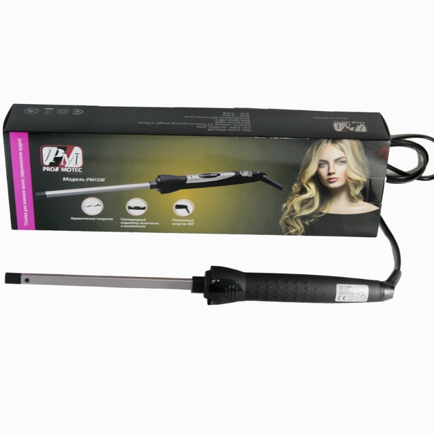 Плойка Для Волос Афрокудри Promotec Pm-1238 7Мм Афроплойка Афро Кудри ...