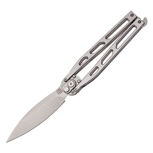 Нож Artisan Kinetic Balisong, D2, Steel silver - изображение 1