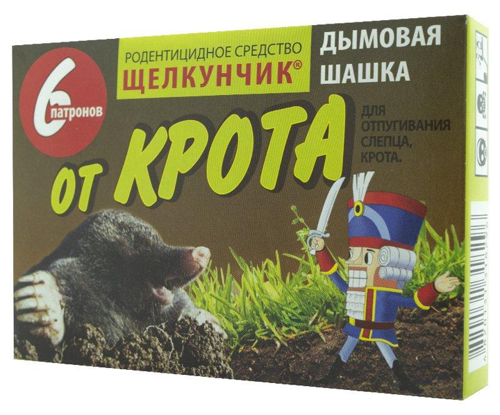 Шашка от кротов 6шт Щелкунчик – купить онлайн на ROZETKA