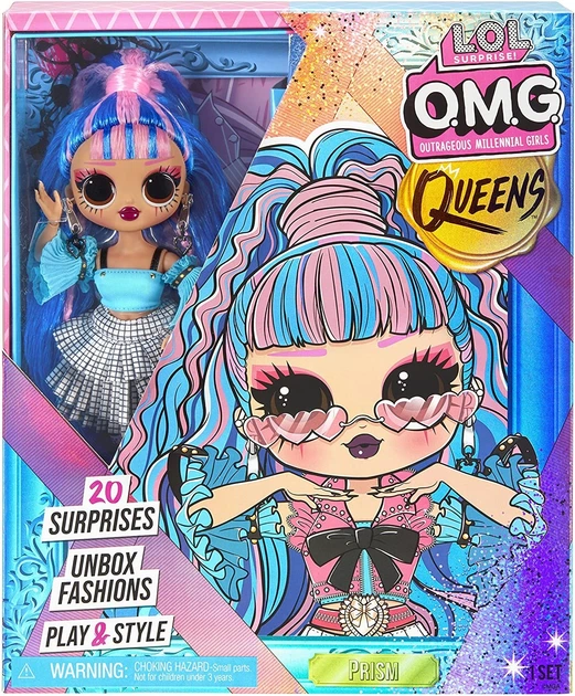 甘楽もか lrpp 1枚セット Игровой набор Кукла L.O.L. Surprise O.M.G. Queens Prism - Лол