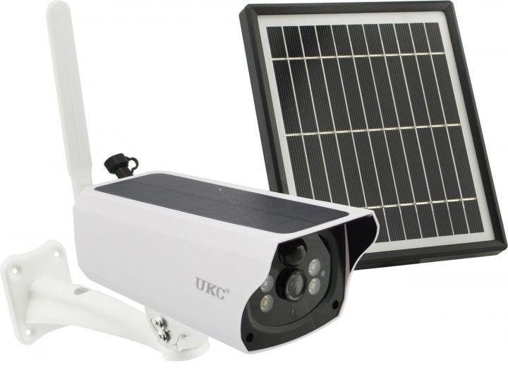 low power solar ip camera