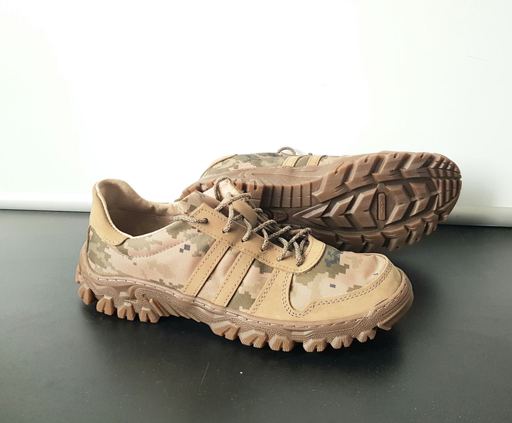 Кроссовки летние тактические, обувь для военных KROK K1, 41 размер, хаки, 03.41 - изображение 2