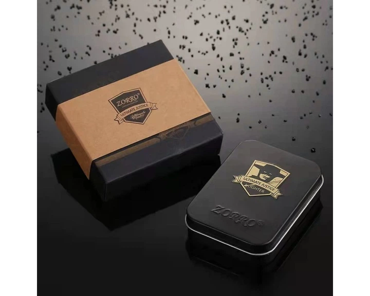 Зажигалка бензиновая ZORRO Cribal Cross Black – фото, отзывы