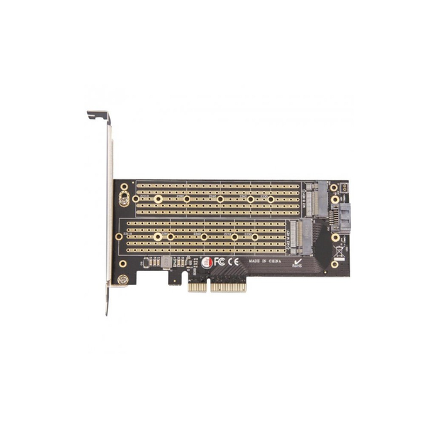 Контроллер RAID Frime Marvell 88SE9230 4xSATA(2xeSATA), 2xPCIe (ECF-PCIE2.4sRAID002.LP) - изображение 1