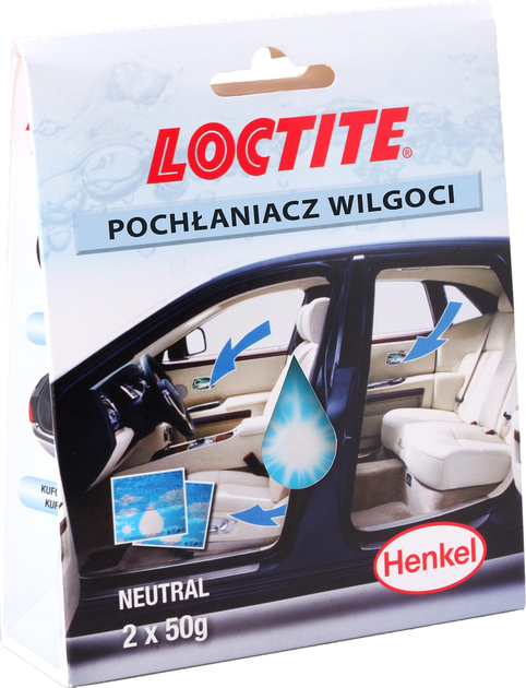 Поглотитель влаги в машину Loctite Humidity Absorber 2 шт х 50 г ...