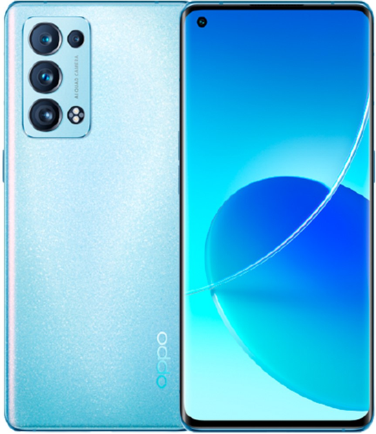 Мобильный телефон OPPO Reno 6 Pro 5G 12/256GB Global Arctic Blue – фото ...