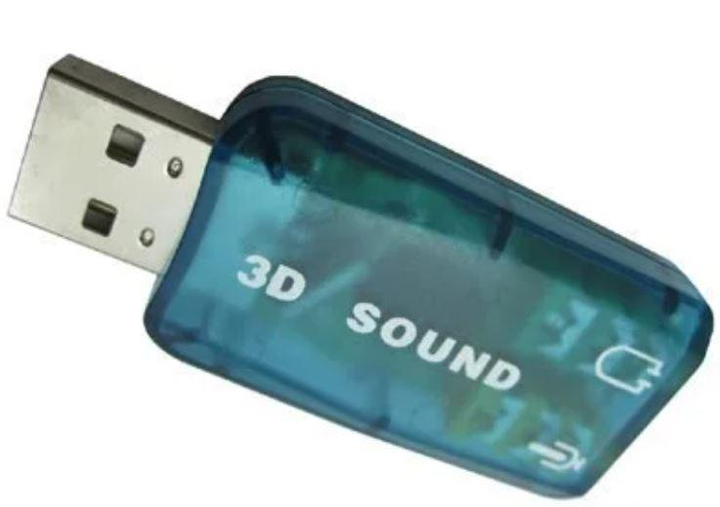 USB звуковая карта MHZ 3D Sound card 5.1 внешняя - изображение 1