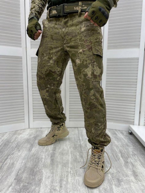 Штаны армейские летние камуфляжные L - изображение 2