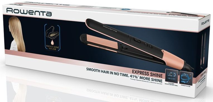 Выпрямитель для волос Rowenta EXPRESS SHINE PAPAYA SF4620F0 - изображение 11