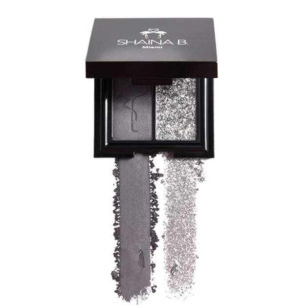 Тіні для повік Shaina B Miami B. Extra Pressed Pigment Duo Venetian Gray & Queen of Diamonds 2.1 г - Фото 1 Тіні для повік Shaina B Miami B. Extra Pressed Pigment Duo Venetian Gray & Queen of Diamonds 2.1 г - зображення 1